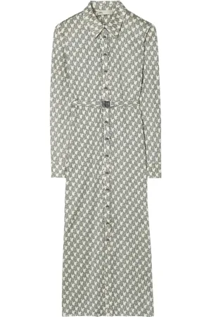 Tory Burch Vestido camisero midi estampado