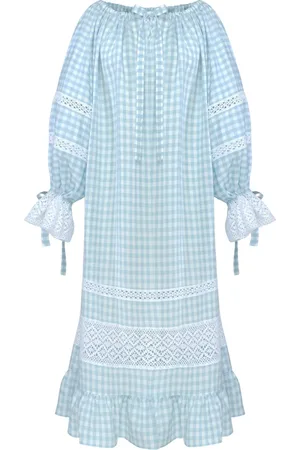 Sleeper Vestido midi a cuadros