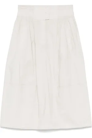 TRANSIT Falda midi con diseño arrugado