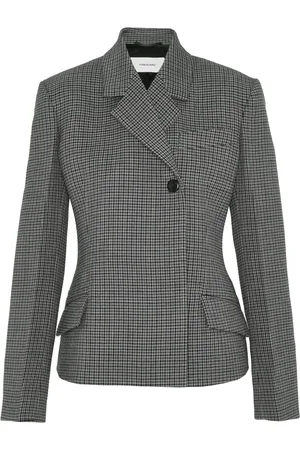 Salvatore Ferragamo Blazer a cuadros con doble botonadura