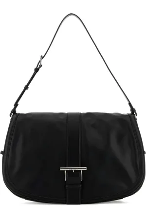 Alexander McQueen Bolso messenger grande con barra en T