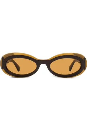 Salvatore Ferragamo Gafas de sol con efecto de carey