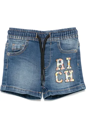 John Richmond Bermudas con logo estampado