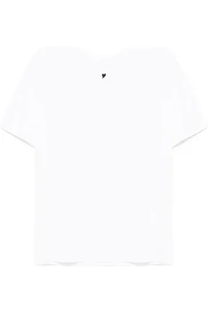KIMHEKIM Camiseta con corazón bordado