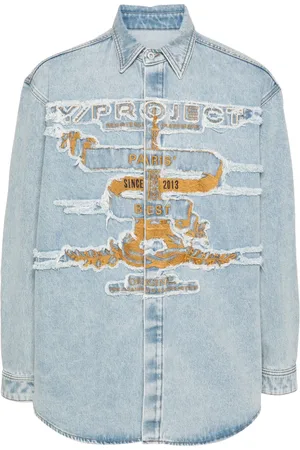 Y / PROJECT Chaqueta vaquera con efecto envejecido