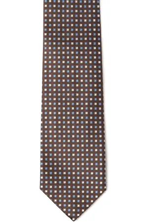 ISAIA Corbata con motivo en jacquard