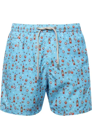 MC2 SAINT BARTH Pantalones cortos con motivo en jacquard