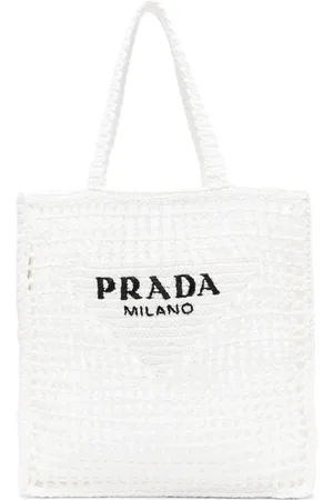 Prada Bolso shopper con logo bordado