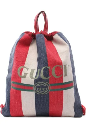 Gucci Mochila a rayas 2000