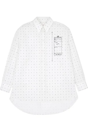 Maison Margiela Camisa con motivo de lunares