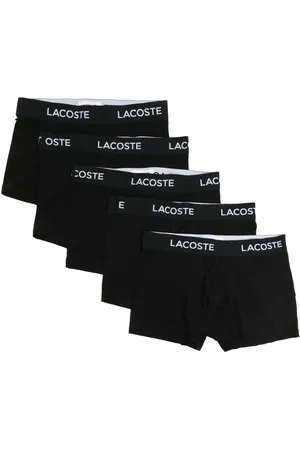 Lacoste Pack de tres bóxeres de algodón stretch