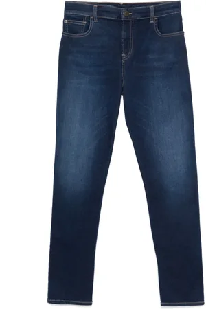 Emporio Armani Vaqueros con parche del logo