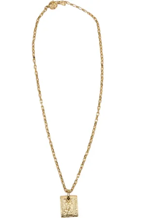 Saint Laurent Collar con logo Cassandre 1990