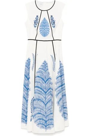 Giambattista Valli Vestido midi con estampado floral