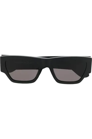 Alexander McQueen Gafas de sol con logo grabado