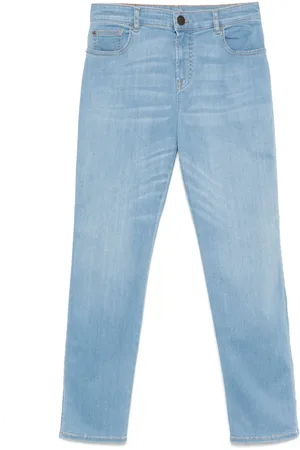 Emporio Armani Vaqueros con parche del logo