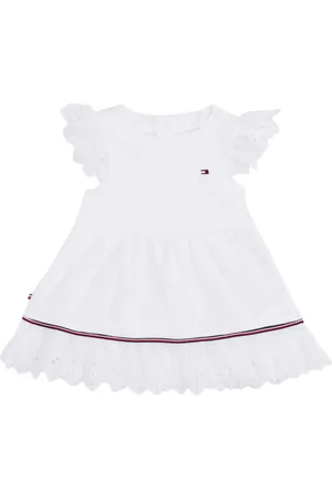 Tommy Hilfiger Vestido con bordado inglés