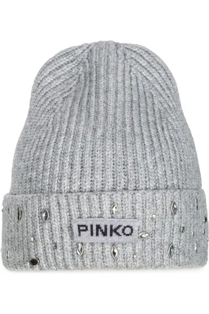 Pinko Gorro con apliques de cristal
