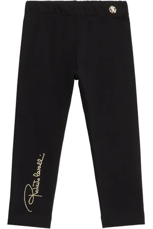 Roberto Cavalli Leggins con logo bordado