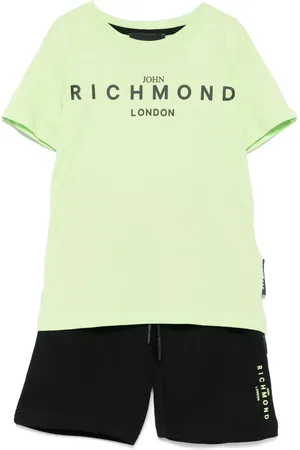 John Richmond Set de pantalones cortos con logo estampado