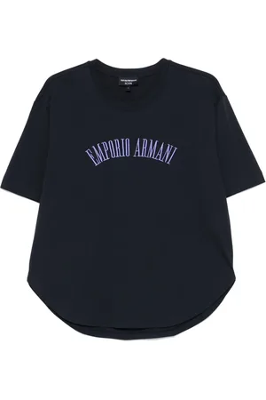 Emporio Armani Camiseta con logo bordado