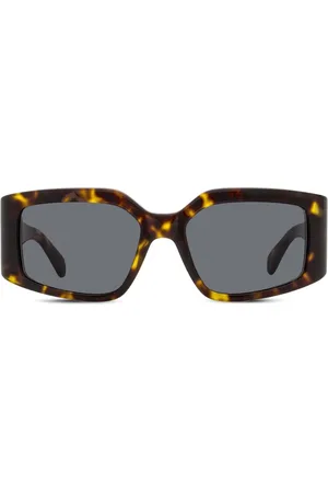 Salvatore Ferragamo Gafas de sol con efecto de carey