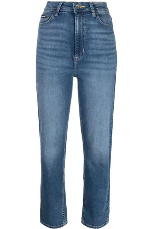 DKNY Vaqueros rectos con efecto desgastado