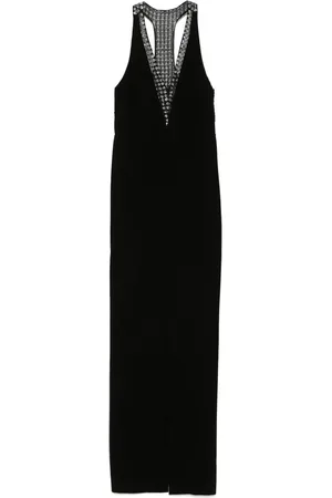Max Mara Vestido largo con lentejuelas