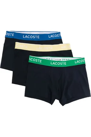 Lacoste Pack de tres bóxeres de algodón stretch