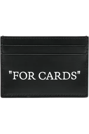 OFF-WHITE Tarjetero Quote Bookish