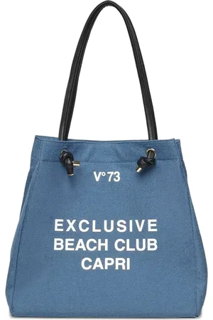 V°73 Bolso shopper con estampado Beach Club