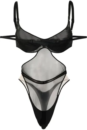 MUGLER Body con aberturas