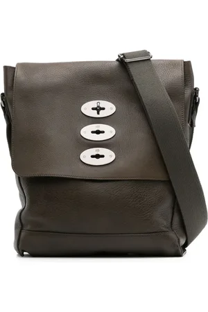 MULBERRY Bolso messenger con sello del logo