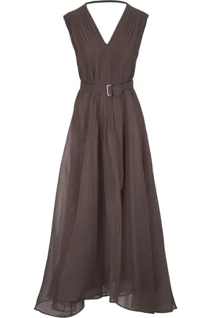 Brunello Cucinelli Vestido de seda