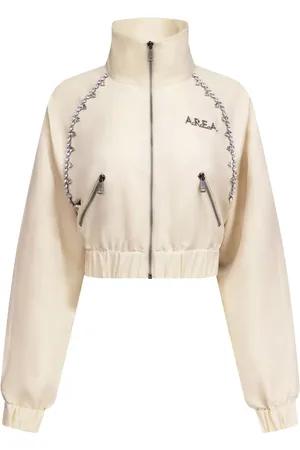AREA Chaqueta de chándal con apliques de cristal