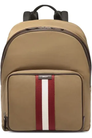 Bally Mochila Mavrick con panel a rayas