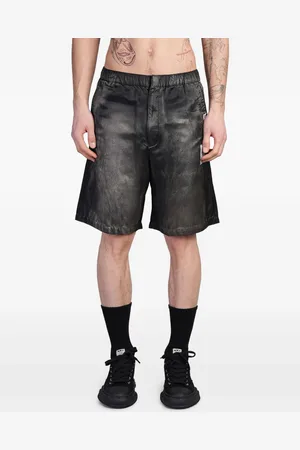 Maison Mihara Yasuhiro Bermudas con efecto envejecido