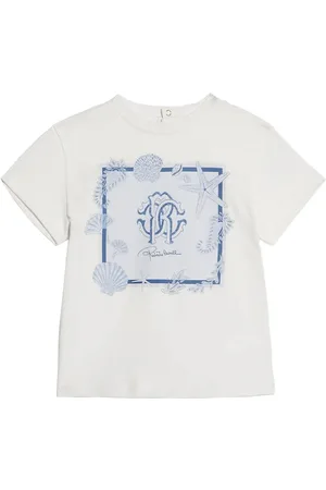Roberto Cavalli Camiseta con estampado Marine