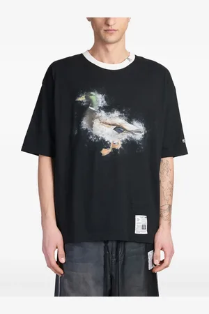 Maison Mihara Yasuhiro Camiseta con pato estampado