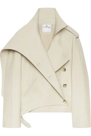 Courrèges Gabardina corta Oblique