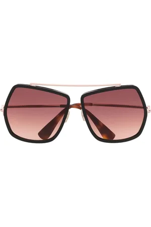 Max Mara Gafas de sol oversize con montura geométrica