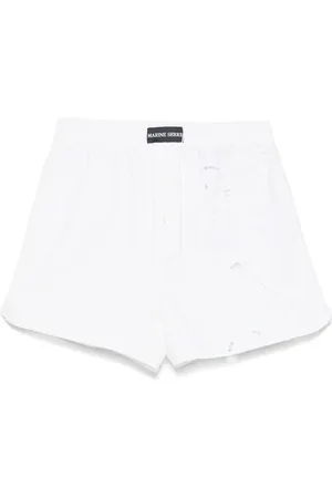Marine Serre Pantalones cortos Regenerated