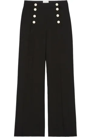Claudie Pierlot Pantalones rectos con pinzas