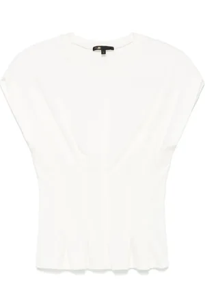 Maje Camiseta con detalle de pinzas