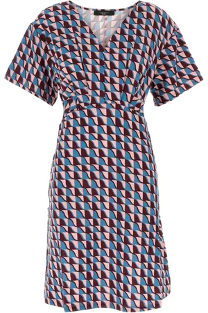 Max Mara Vestido Lucas con estampado geométrico