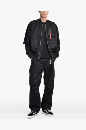 Alpha Industries Chaqueta bómber con tira del logo