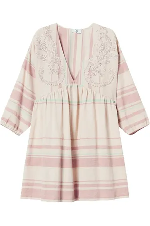Twin-Set Vestido corto a rayas