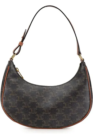 Céline Bolso de hombro Ava mini de lona revestida con motivo Triomphe 2022
