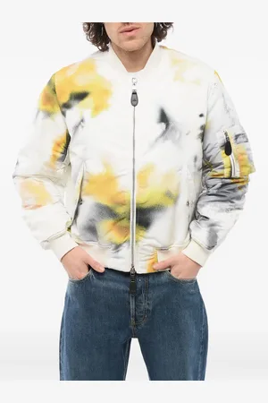 Alexander McQueen Chaqueta bomber Obscured Flower