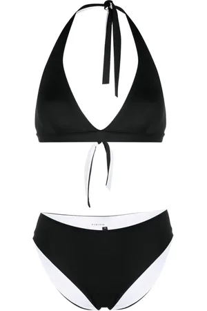 FISICO Bikini con cuello halter y lazo